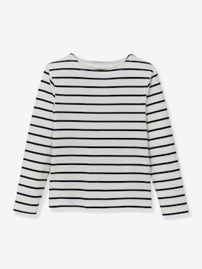 Organic cotton striped t-shirt for boys CYRILLUS - vertbaudet enfant