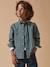 Boy's CYRILLUS brushed cotton shirt blue - vertbaudet enfant 