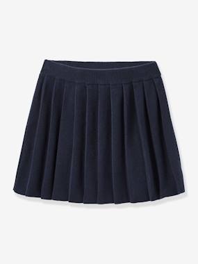 Fille-Jupe plissée fille en tricot