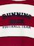 Striped Yarn-Dyed Polo Shirt for Boys bordeaux red - vertbaudet enfant 