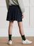 Girl's knitted pleated skirt CYRILLUS navy blue - vertbaudet enfant 