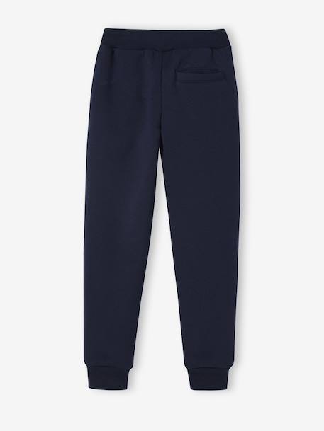 Fleece Joggers with Sherpa Lining for Boys navy blue - vertbaudet enfant 