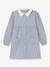 Gingham Smock for Girls, CYRILLUS chequered blue - vertbaudet enfant 