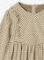 Robe vichy à volants fille carreaux gris+olive - vertbaudet enfant 
