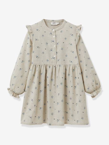 Dress with Margotine print for girls by CYRILLUS rose - vertbaudet enfant 