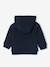 Cardigan zippé bébé en molleton entièrement doublé à capuche marine - vertbaudet enfant 