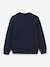 Girl's cardigan in organic cotton fleece CYRILLUS navy blue - vertbaudet enfant 
