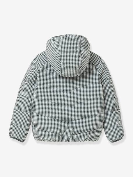 Reversible Lightweight Jacket for Girls, CYRILLUS green - vertbaudet enfant 
