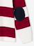 Striped Yarn-Dyed Polo Shirt for Boys bordeaux red - vertbaudet enfant 