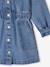 Denim Dress for Girls medium blue - vertbaudet enfant 