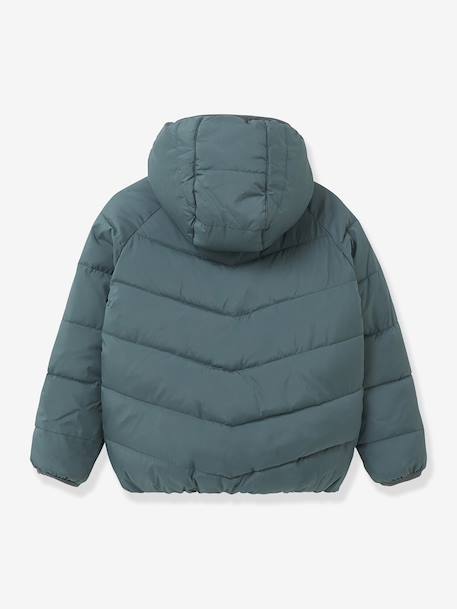 Reversible Lightweight Jacket for Girls, CYRILLUS green - vertbaudet enfant 