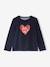 Pack of 2 Heart Print Velour Pyjamas for Girls ecru - vertbaudet enfant 