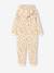 Sherpa leopard print pyjama jumpsuit for girls beige - vertbaudet enfant 