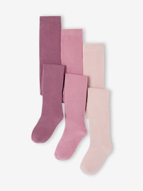 Girls-Underwear-Tights-Pack of 3 Pairs of Tights for Girls