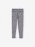 Girls' printed technical sportswear leggings anthracite - vertbaudet enfant 