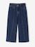 Jean fille large couture devant bleu moyen - vertbaudet enfant 