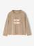 Tee-shirt fille motif NY détails fluo manches longues sable - vertbaudet enfant 
