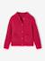 Bouclé Cardigan for Girls fuchsia - vertbaudet enfant 