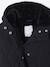 Long Lightweight Jacket with Hood & Faux Fur Lining, for Girls black - vertbaudet enfant 