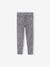 Girls' printed technical sportswear leggings anthracite - vertbaudet enfant 