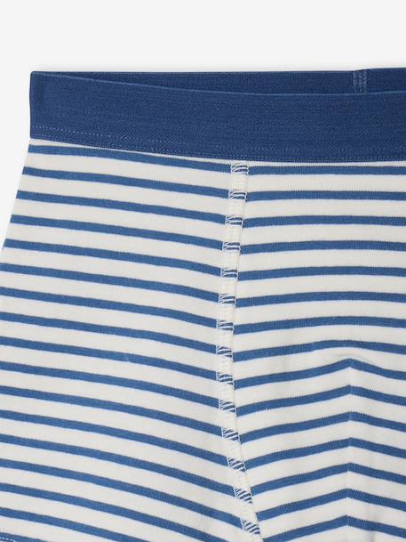 Pack of 5 Plain & Striped Boxer Shorts for Boys multicoloured - vertbaudet enfant 