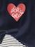 Pack of 2 Heart Print Velour Pyjamas for Girls ecru - vertbaudet enfant 