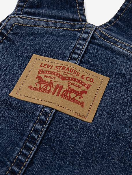 Salopette bébé en denim overall LEVI'S denim brut - vertbaudet enfant 