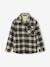 Chequered Flannel Shirt with Sherpa Lining for Boys chequered green - vertbaudet enfant 