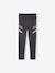 Technical Sports Leggings with Side Stripes anthracite - vertbaudet enfant 