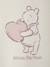 Disney® WINNIE THE POOH baby sweatshirt fleece set + velvet leggings vanilla - vertbaudet enfant 