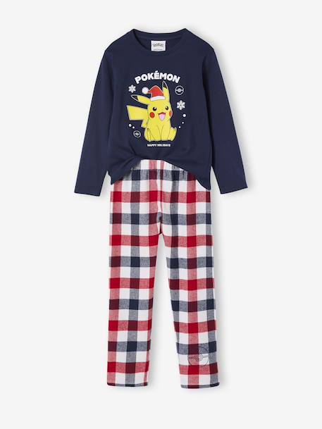 Pokemon Christmas Pyjamas for Boys navy blue - vertbaudet enfant 