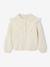 Fringed Cardigan for Girls ecru - vertbaudet enfant 