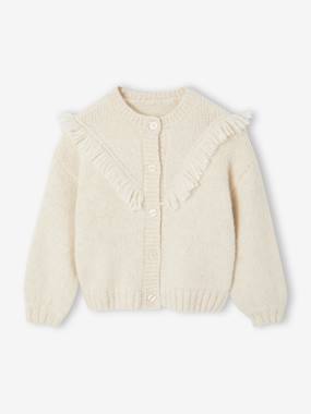 -Gilet fille à franges 