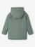 Raincoat with Hood & Sherpa Lining for Boys night blue+sage green - vertbaudet enfant 
