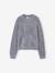 Pull fille noël maille duveteuse effet argenté argent - vertbaudet enfant 
