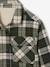 Chequered Flannel Shirt with Sherpa Lining for Boys chequered green - vertbaudet enfant 