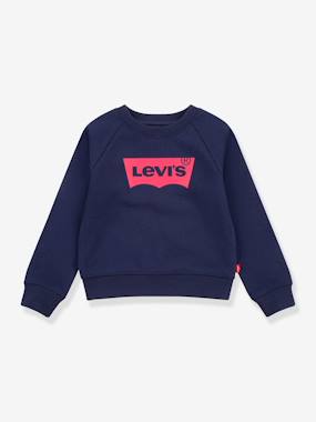 Baby-Jumpers, Cardigans & Sweaters-Round Neckline Batwing Sweatshirt, LEVI'S® 