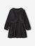 Fancy Corduroy Dress for Girls anthracite - vertbaudet enfant 