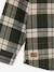 Chequered Flannel Shirt with Sherpa Lining for Boys chequered green - vertbaudet enfant 