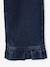 Wide-Leg Jeans with Frills, for Girls deep blue - vertbaudet enfant 
