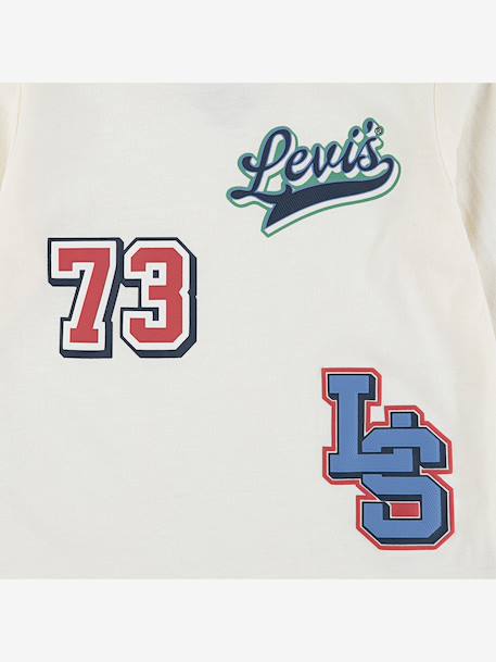 T-shirt with fancy LEVI'S® logos and long sleeves ecru - vertbaudet enfant 