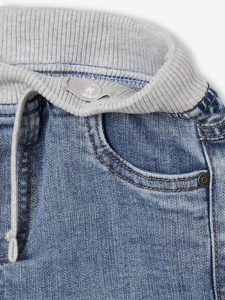 Indestructible Straight Leg Relax Jeans, Easy to Slip On, for Boys brut denim+denim grey+double stone+stone - vertbaudet enfant 