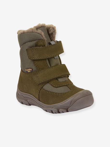 LINZ WOOL TEX HIGH FRODDO children's boots black+bordeaux red+night blue+olive - vertbaudet enfant 