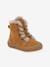 Children's MINNI SUEDE LACES FRODDO boots caramel+old rose - vertbaudet enfant 