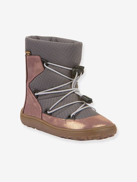Barefoot TEX TRACK WOOL FRODDO boots for children blue+bordeaux red+grey+petrol blue - vertbaudet enfant 