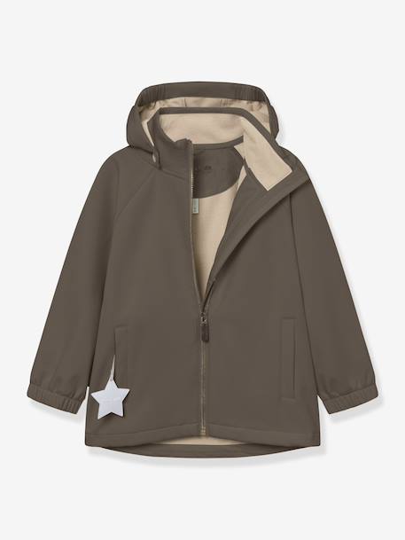 MATADEN MINI A TURE softshell jacket for children deep blue+khaki - vertbaudet enfant 