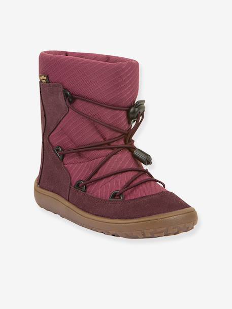 Barefoot TEX TRACK WOOL FRODDO boots for children blue+bordeaux red+grey+petrol blue - vertbaudet enfant 