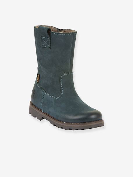 Girls' MAXINE TEX FRODDO boots black+night blue+petrol blue - vertbaudet enfant 