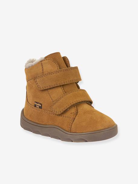 ZERU TEX FURRY BAREFOOT FRODDO children's barefoot boots caramel - vertbaudet enfant 
