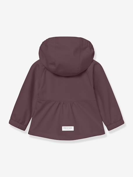 Girl's MATBRIDDI softshell jacket MINI A TURE deep blue+plum - vertbaudet enfant 